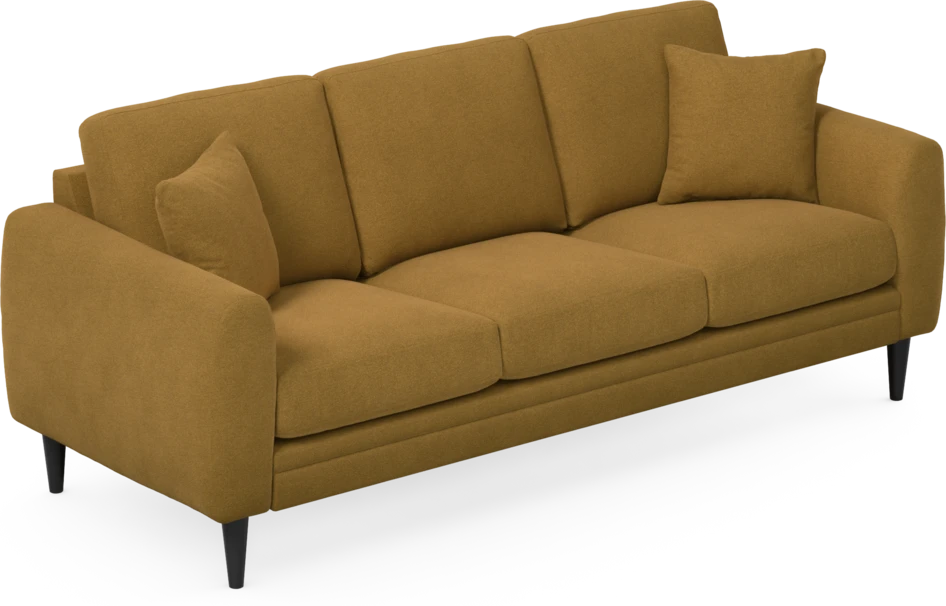 Eden - 3-sits soffa - Gul