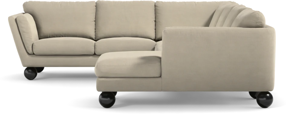 Madison Lux - Hörnsoffa med schäslong höger - Beige