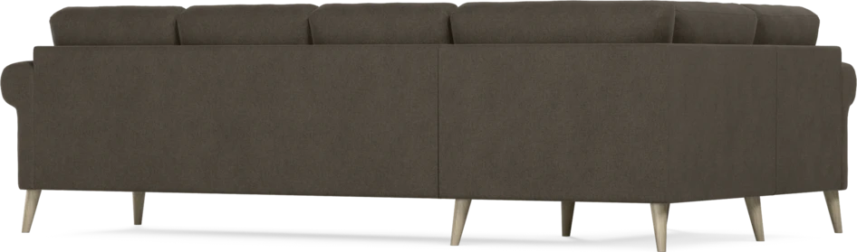 Eden - Hörnsoffa, 1+3-sits - Brun