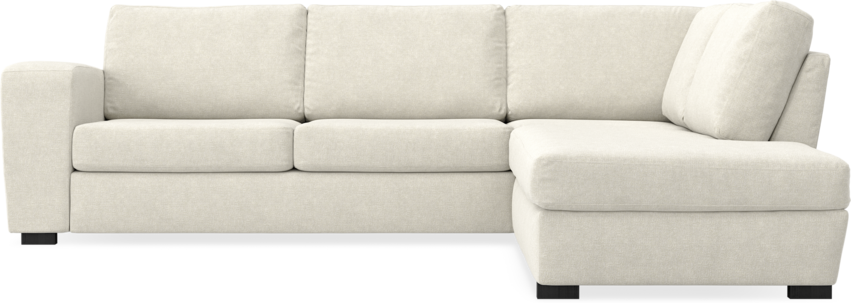 Friday - 2,5-sits soffa med divan höger - Vit