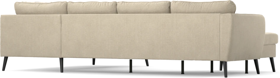 County - 3-sits soffa med schäslong vänster och divan höger - Beige