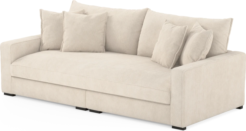 Rossi - 3-sits soffa, hel dyna - Vit