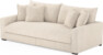 Rossi - 3-sits soffa, hel dyna - Vit
