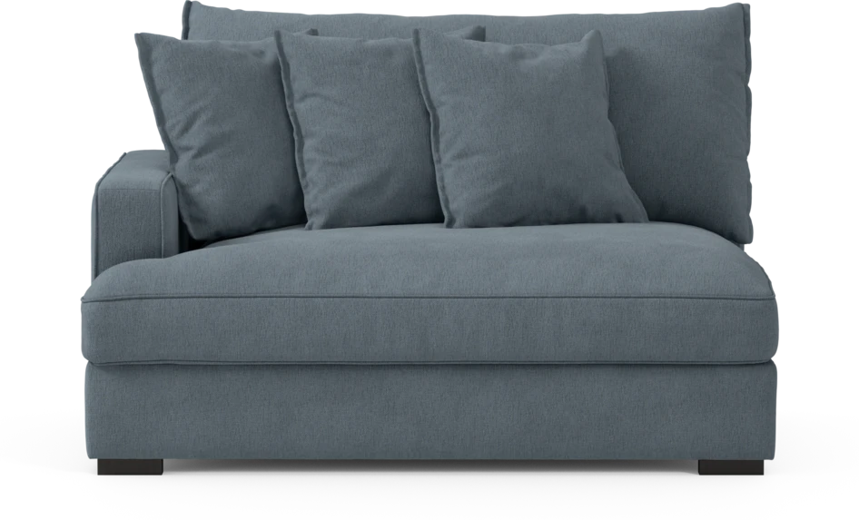 Rossi - 2-sits med armstöd vänster - Blå