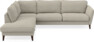 Bridge - 3-sits soffa med divan vänster - Brun