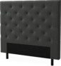 Delux Pikerad - Sänggavel, 90-210 cm - Grå