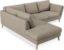 Madison Lux - 2-sits soffa med divan vänster - Beige