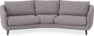 Madison - 3-sits soffa svängd, 90 cm - Grå