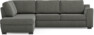 Friday - 2,5-sits soffa med divan vänster - Grå