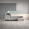 Nevada - 3-sits soffa med schäslong vänster och divan höger - Beige