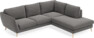 Madison - 2-sits soffa med divan höger - Brun