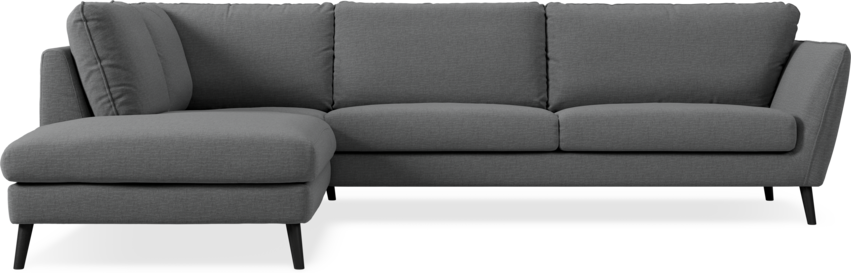Madison - 3-sits soffa med divan vänster - Grå