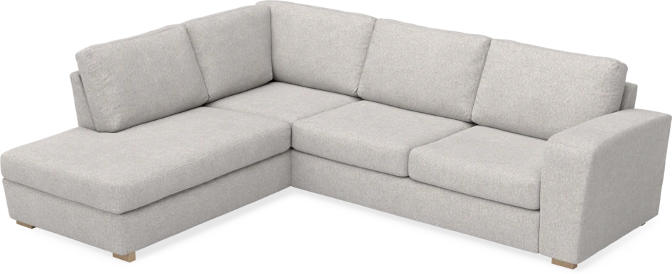Friday - 2,5-sits soffa med divan vänster - Grå