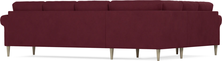 Eden - Hörnsoffa, 2+3-sits - Röd
