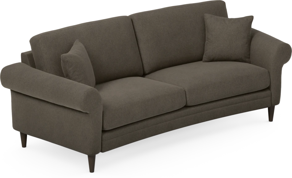 Eden - 2,5-sits soffa svängd - Brun