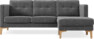 Rio - 3-sits soffa med schäslong höger - Grå