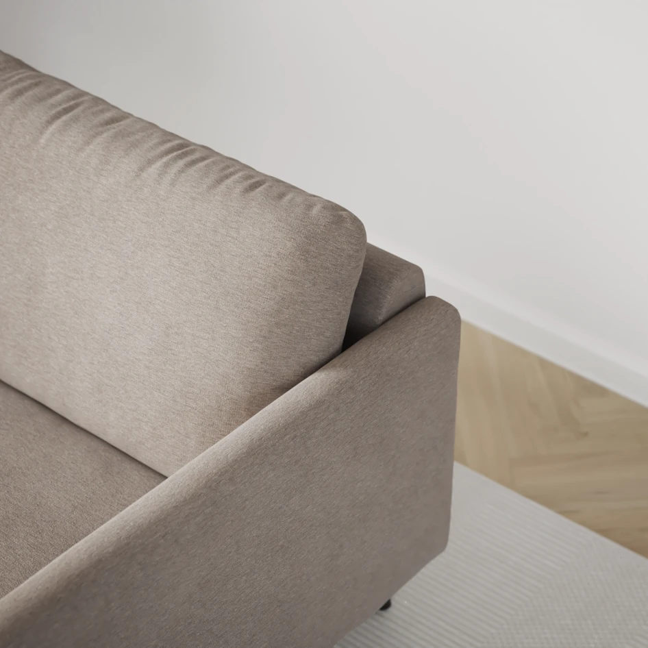 Madison - 2-sits soffa med divan vänster och schäslong höger - Beige