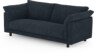 Cherrie - 2,5-sits soffa, hel dyna, fast klädsel - Blå
