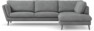Madison Lux - 3-sits soffa med divan höger - Vit
