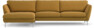 Madison Lux - 3-sits soffa med schäslong vänster - Gul