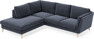 Madison - 2-sits soffa med divan vänster - Blå