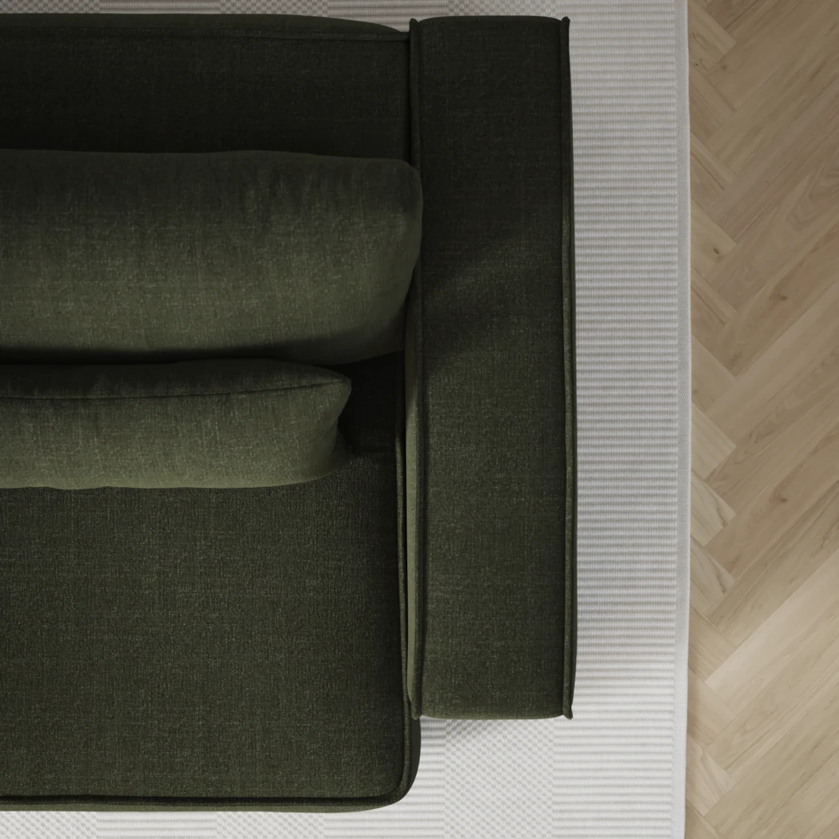 Ide - Bäddsoffa 3-sits - Grön