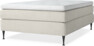 Delux Sense - Kontinentalsäng, enkelsäng 140 cm med bäddmadrass - Beige