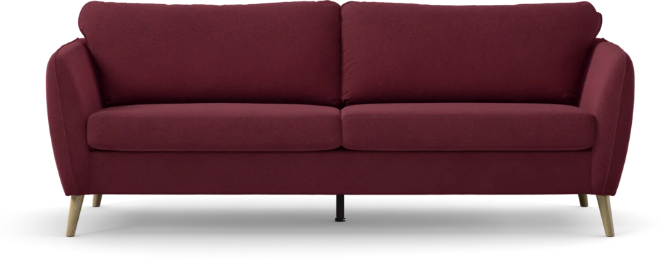 County - 2,5-sits soffa - Röd