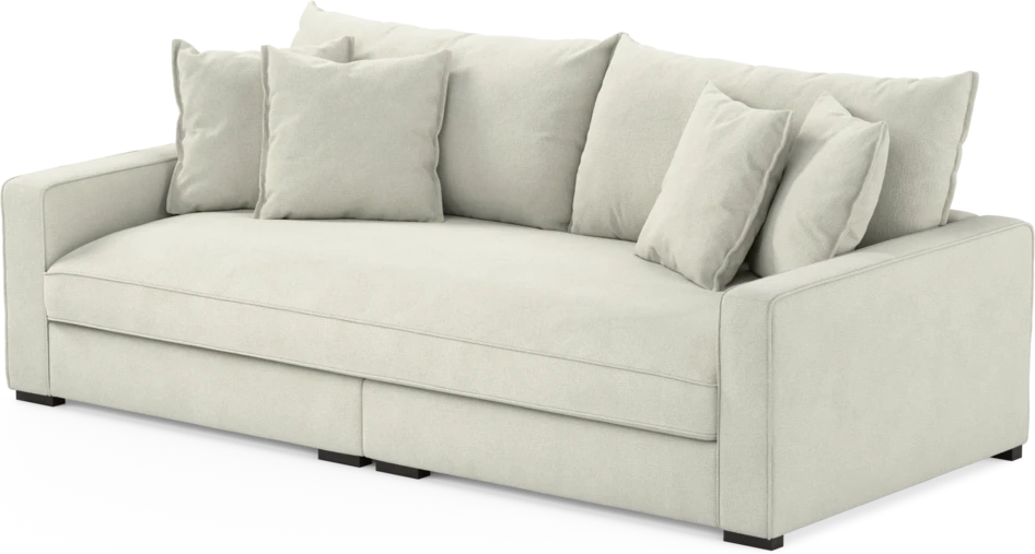 Rossi - 3-sits soffa, hel dyna - Vit