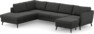 County - 3-sits soffa med divan vänster och schäslong höger - Grå
