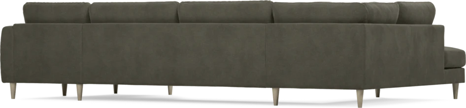 Bridge - 3-sits soffa med divan vänster och schäslong höger - Grå