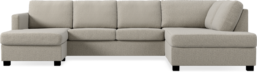 Nevada - 3-sits soffa med schäslong vänster och divan höger - Beige