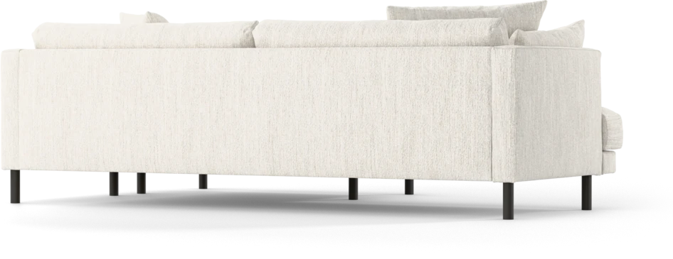 Harper - 4-sits med schäslong XL höger - Vit