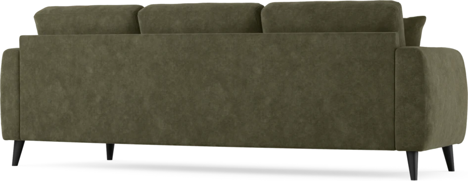 Eden - 3-sits soffa svängd - Grön