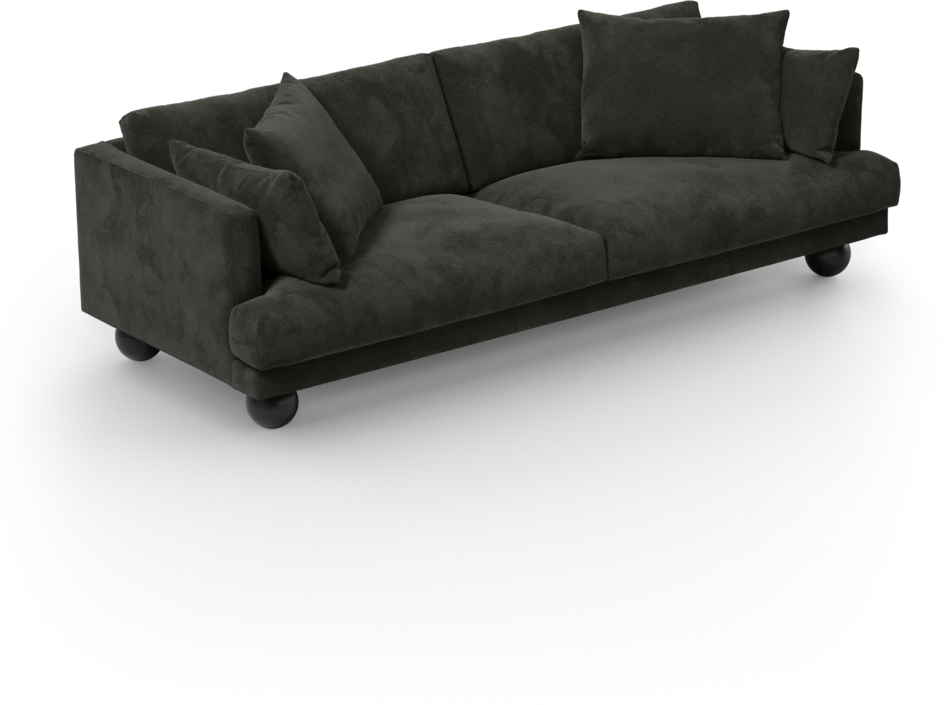 Harper - 4-sits soffa - Svart