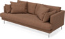 Harper - 3-sits soffa, hel dyna - Orange