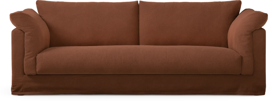 Cherrie Klädsel - Klädsel till 3-sits soffa, hel dyna - Orange
