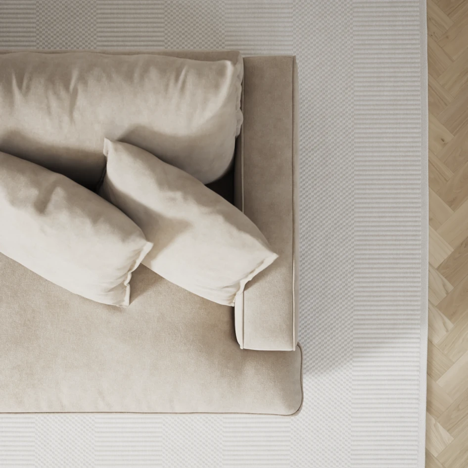 Mila - 3-sits soffa - Beige