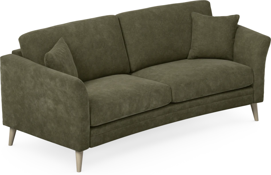 Eden - 2,5-sits soffa svängd - Grön