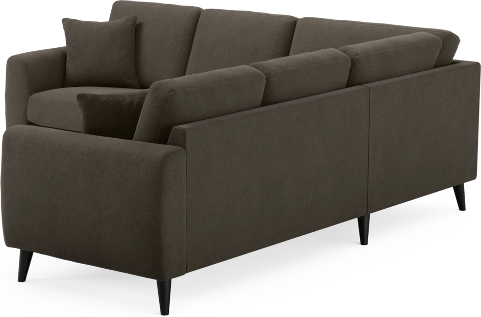 Eden - Hörnsoffa, 2+2-sits - Brun