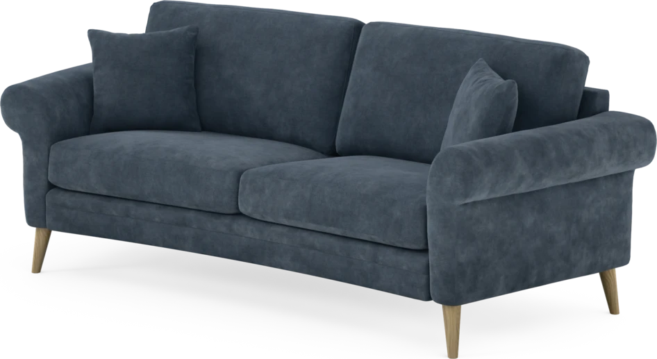 Eden - 2,5-sits soffa svängd - Blå