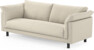 Cherrie - 3-sits soffa, hel dyna, fast klädsel - Beige