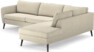 County - 2,5-sits soffa med divan höger - Beige