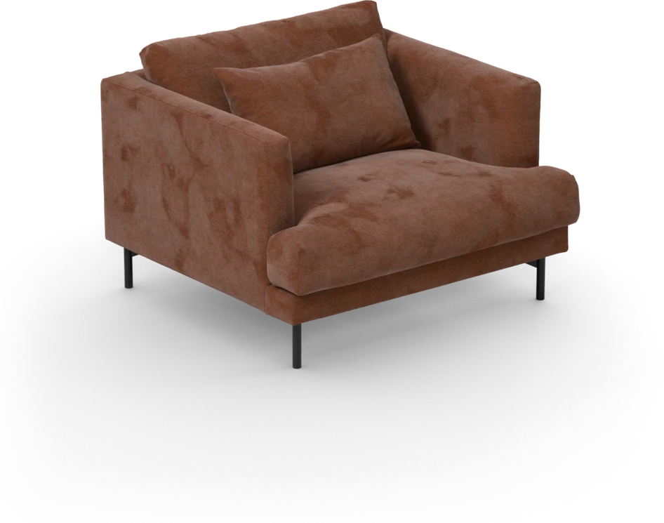 Harper - Fåtölj, 80 cm - Orange