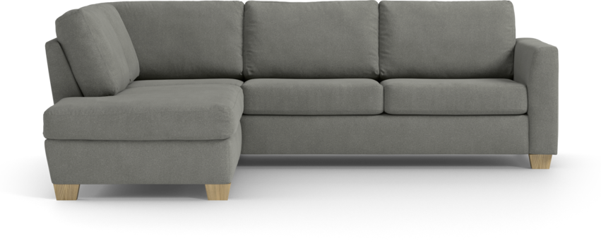 Friday - 2,5-sits soffa med divan vänster - Grå