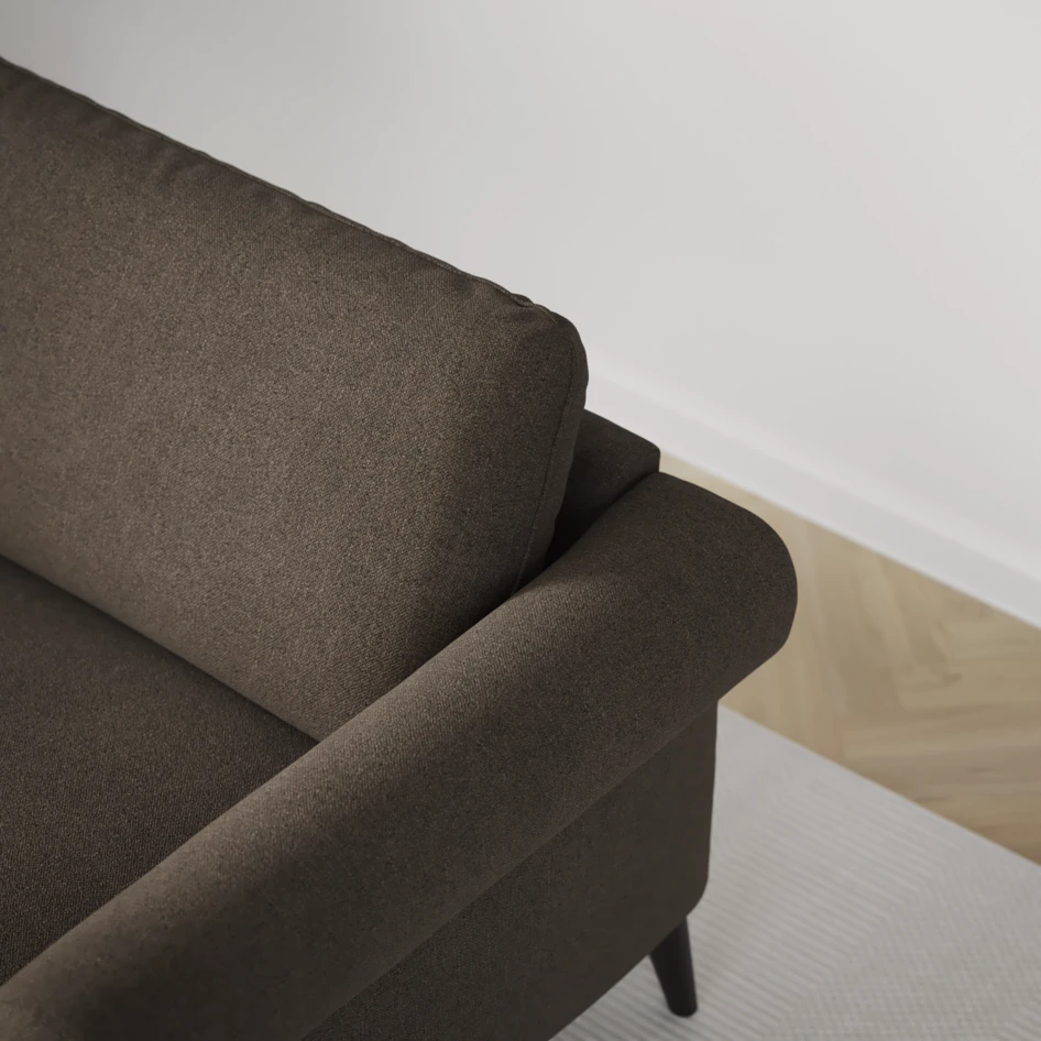 Bridge - 3-sits soffa - Brun