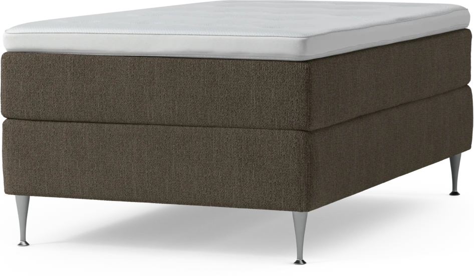 Delux Exclusive - Kontinentalsäng, enkelsäng 120 cm med bäddmadrass och sängben
