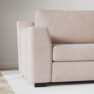Friday - 2,5-sits soffa med divan höger - Rosa