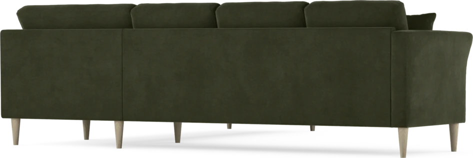 Eden - Hörnsoffa, 3+3-sits - Grön