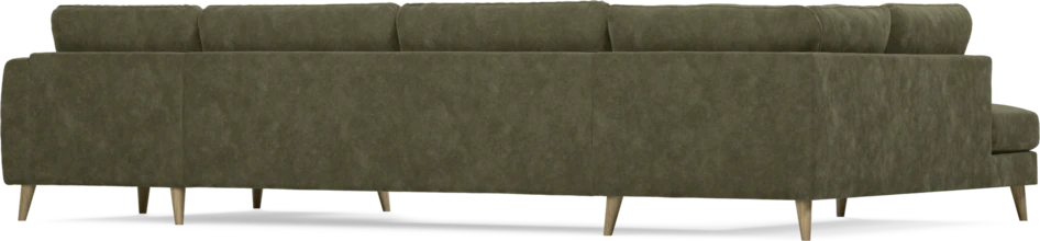Bridge - 3-sits soffa med divan vänster och schäslong höger - Grön